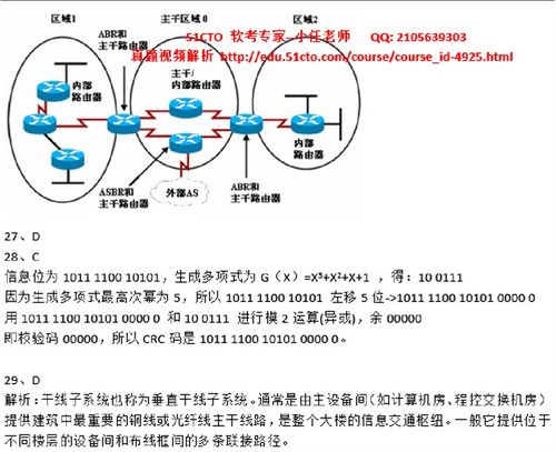 2016年下半年網(wǎng)絡(luò)工程師上午真題解析與考點(diǎn)精講